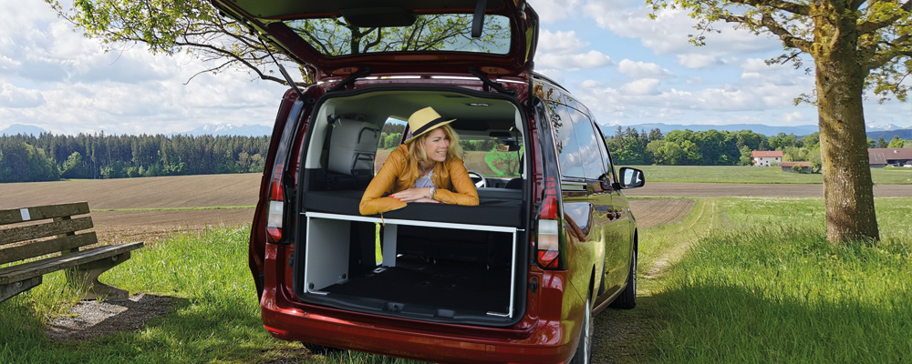 Caddy Maxi als Campervan mit VanEssa Schlafsystem